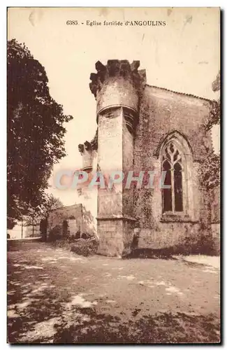 Eglise Fortifiee d&#39Angloulins - Cartes postales