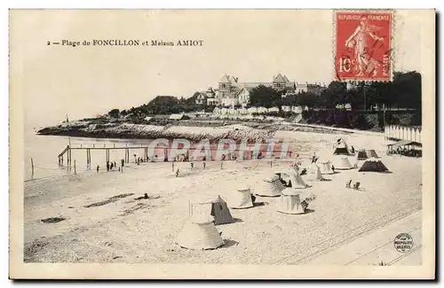 Plage de Foncillon et Maison Amiot - Cartes postales