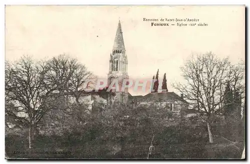 Fenioux Ansichtskarte AK Eglise Environs de Saint Jean d&#39angely