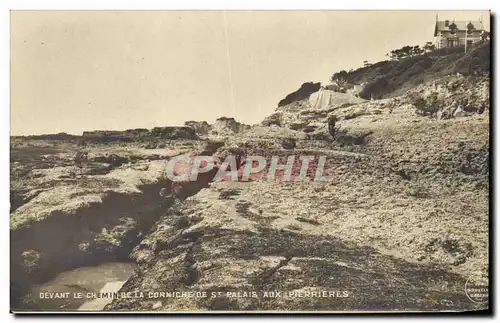 Cartes postales DEvant le chemin de la corniche de St Palais aux Pierrieres