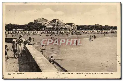 Royan Ansichtskarte AK Un coin de la grande conche et le casino municipal