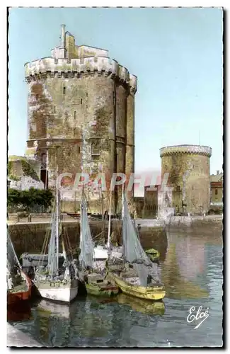 La Rochelle Moderne Karte Le port et les deux tours