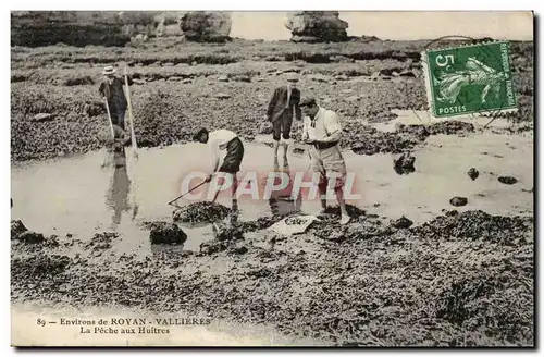 Environs de Royan Vallieres Cartes postales La peche aux huitres TOP