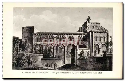 Notre DAme du Port Cartes postales Vue generale apres la revolution vers 1805