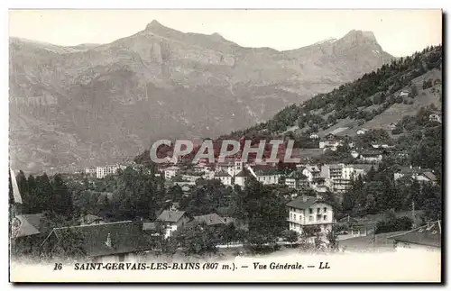 Saint Gervais les Bains Cartes postales Vue generale