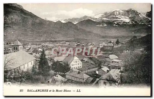 SAllanches Cartes postales Le mont Blanc