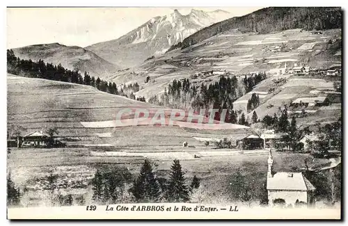 Cartes postales La cote d&#39Arbros et le roc d&#39enfer