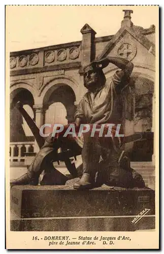 Domremy Ansichtskarte AK Statue de Jeanne d&#39arc pere de Jeanne d&#39arc