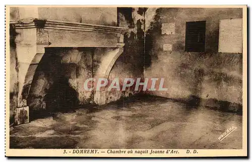 Domremy Cartes postales Chambre ou naquit Jeanne d'arc