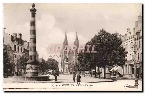 Moulins Cartes postales Place d&#39Allier