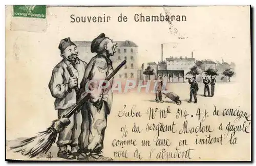 Cartes postales Militaria Souvenir de Chambaran