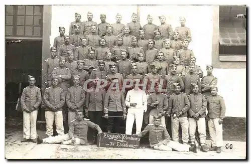 Ansichtskarte AK CARTE PHOTO Militaria Engages volontaires 3eme escadron