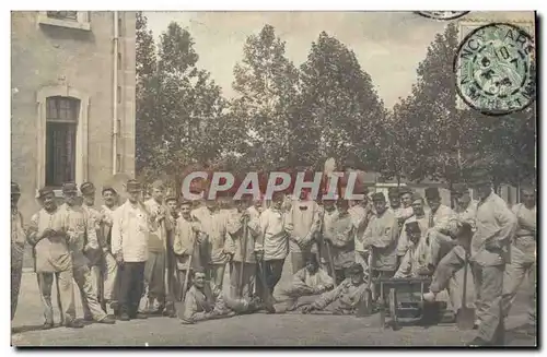 Ansichtskarte AK CARTE PHOTO Militaria Regiment a Nancy