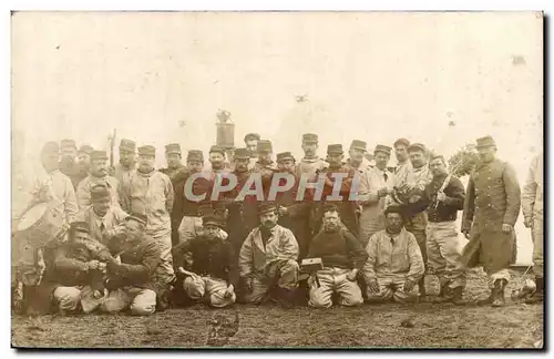 Cartes postales CARTE PHOTO Militaria Regiment Saint medard en Jalles TOP