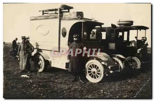 Cartes postales Militaria CARTE PHOTO Ambulance Croix Rouge