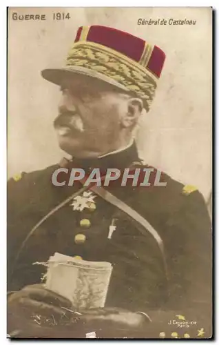 Ansichtskarte AK Militaria General de Castelnau