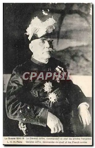 Ansichtskarte AK Militaria General Joffre Commandant en chef des armees francaises