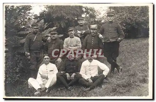 Cartes postales Militaria CARTE PHOTO Camp d'Avord 1915 Officiers