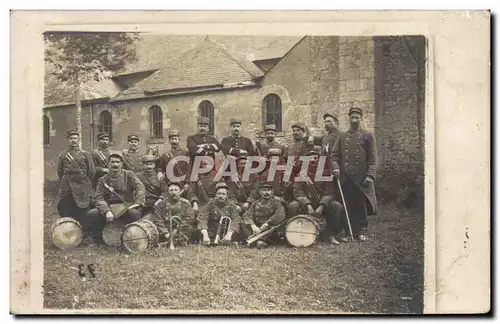 Cartes postales Militaria CARTE PHOTO Armee de CAstelnau Fanfare militaire Bordeaux TOP
