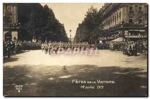 Ansichtskarte AK Militaria Fetes de la victoire 14 juillet 1919