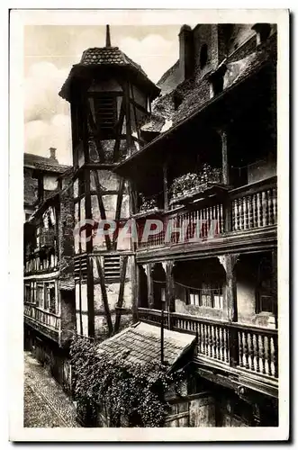 Ansichtskarte AK Strasbourg Cour du corbeau