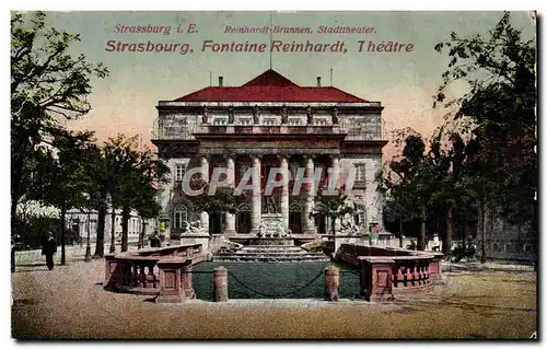 Cartes postales Strasbourg Theater Fontaine Reinhardt