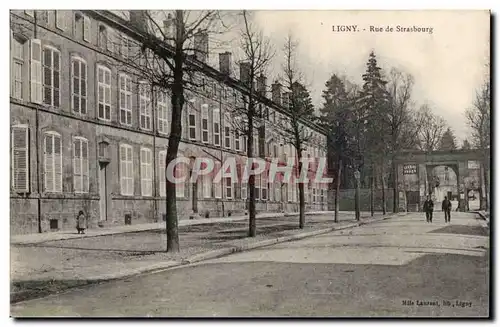 Ansichtskarte AK Ligny Rue de Srasbourg