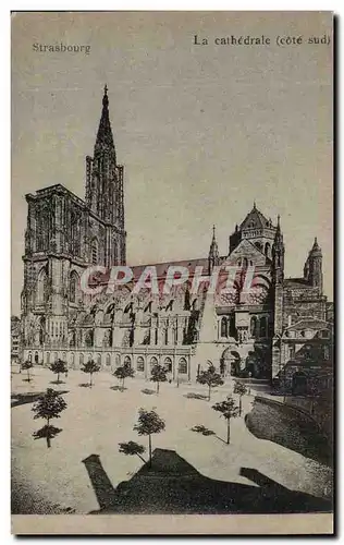 Strasbourg Cartes postales La cathedrale (cote sud)