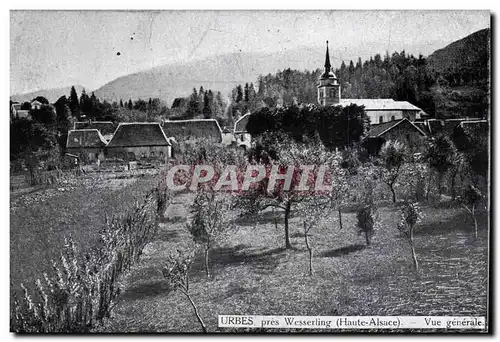 Cartes postales Urbes pres Wesserling Vue generale