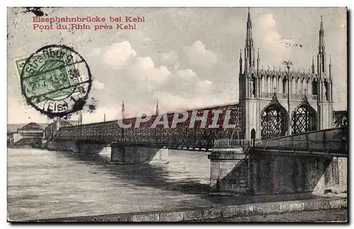 Cartes postales Strasbourg Le Pont de kehl Pont du Rhin