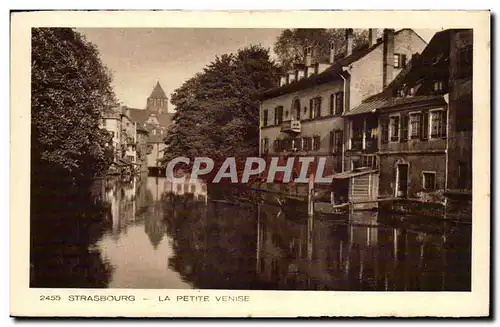 Ansichtskarte AK Strasbourg La petite VEnise