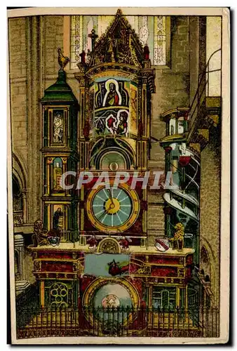 Cartes postales Strasbourg Horloge astronomique de la cathedrale