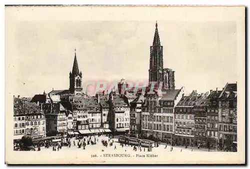 Cartes postales Strasbourg Place Kleber