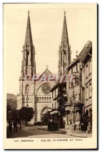 Obernai Ansichtskarte AK Eglise St Pierre et Paul