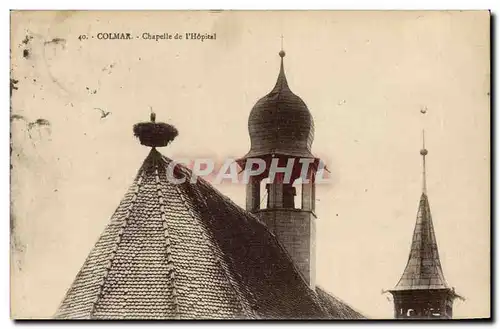 Colmar Cartes postales Chapelle de l&#39hopital