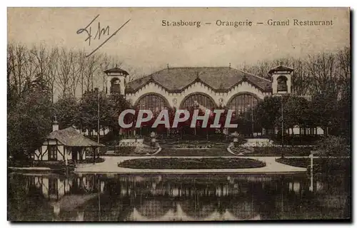 Strasbourg Ansichtskarte AK Orangerie Grand Restaurant