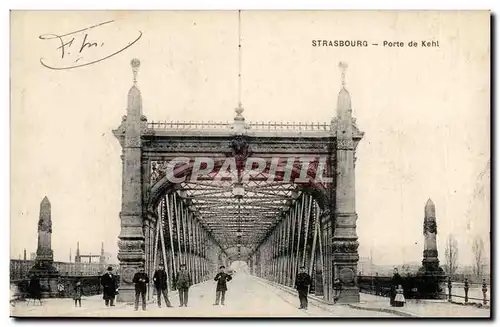 Strasbourg Cartes postales Le pont de kehl Rhin Rhein