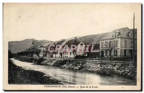 Turckeim Cartes postales Quai de la FEcht