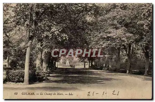 Colmar Cartes postales Le champ de Mars