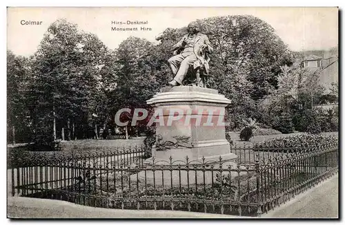 Colmar Ansichtskarte AK Monument Hirn