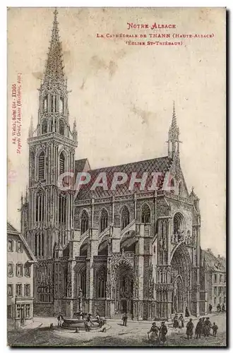 Strasbourg Cartes postales La cathedrale de Thann (eglise de St Thiebaut)