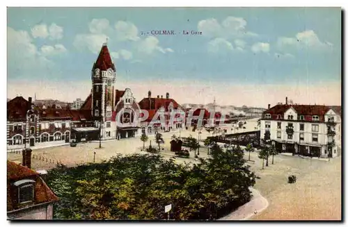 Colmar Cartes postales La gare