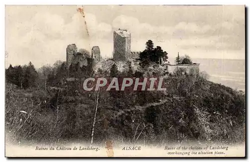 Ansichtskarte AK Ruines du chateau de Landsberg