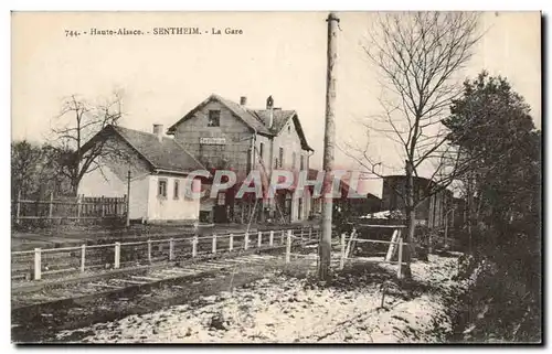 Sentheim Cartes postales La gare