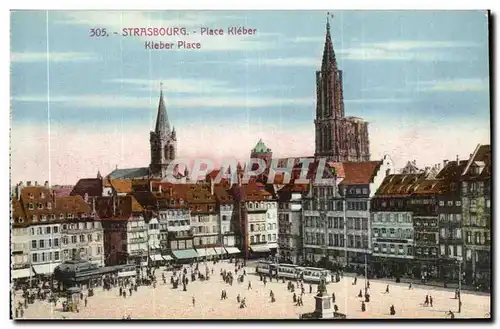 Cartes postales Strasbourg Place Kleber