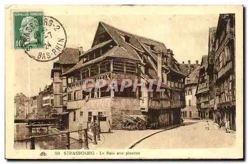 Cartes postales Strasbourg Le bain aux plantes