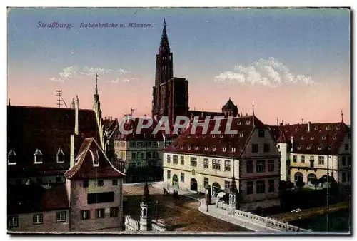 Stasbourg - Strassburg - Rabenbruecke - Muenster - Cartes postales
