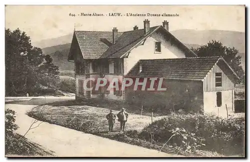 Lauw - L'Ancienne Douane Allemande Cartes postales