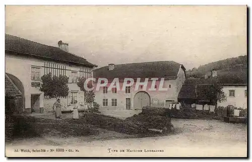 Type de Maisons Lorraines Cartes postales