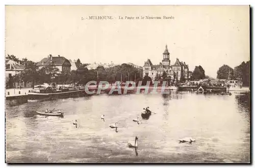 Mulhouse - La Poste et le Nouveau Bassin Cartes postales